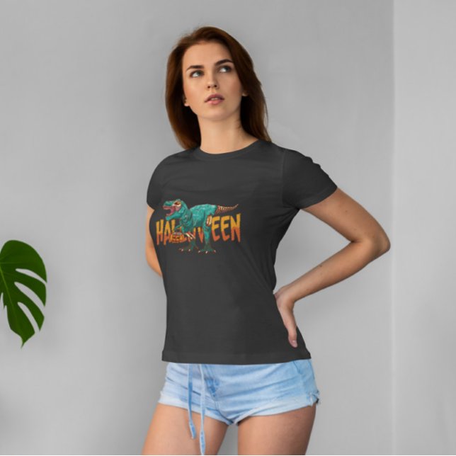 Camiseta Zombie Halloween T Rex (Subido por el creador)