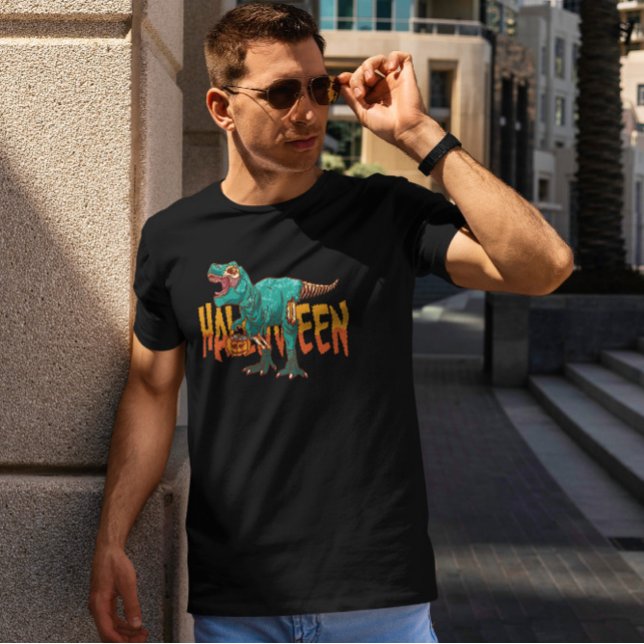 Camiseta Zombie Halloween T Rex (Subido por el creador)