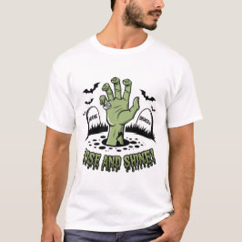 Camiseta Zombie Hand Rising Halloween Diseño divertido y es