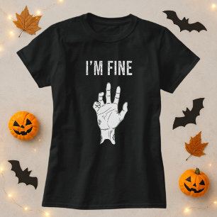 Camiseta Zombie Horror Yo soy buena mano