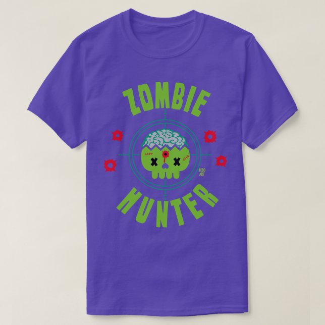 CAMISETA ZOMBIE HUNTER 1 (Diseño del anverso)