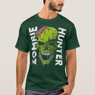 Camiseta Zombie Hunter Halloween Appartal Funny Halloween