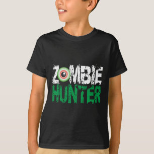 Camiseta Zombie Hunter Halloween Shirte Cute Con Un Hun Ojo