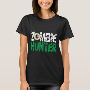 Camiseta Zombie Hunter Halloween Shirte Cute Con Un Hun Ojo