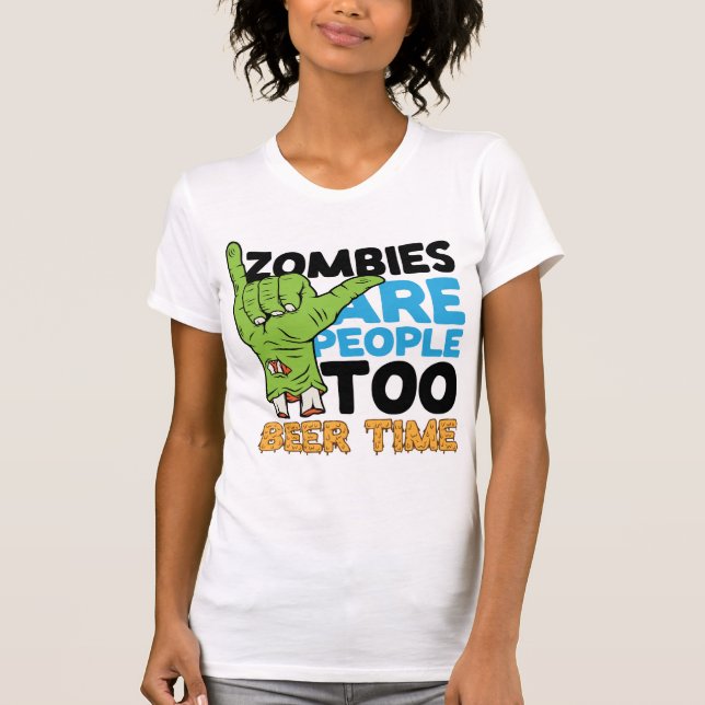 Camiseta Zombie in the Bar (Anverso)