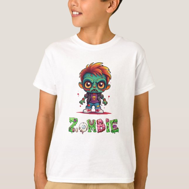 Camiseta Zombie Kid - Ash (Anverso)