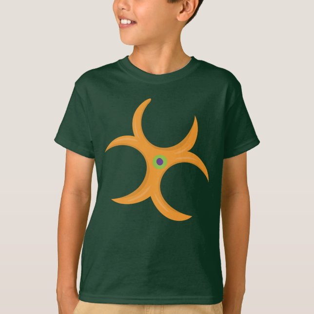 Camiseta Zombie Kids'Hanes TAGLESS® (Anverso)