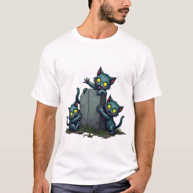 Camiseta Zombie Kitten Uprising (Anverso)