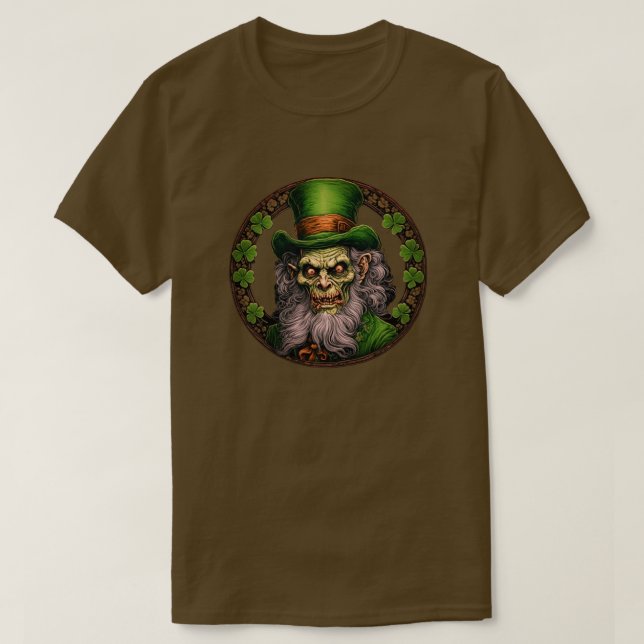 Camiseta Zombie Leprechaun T-Shirt (Diseño del anverso)