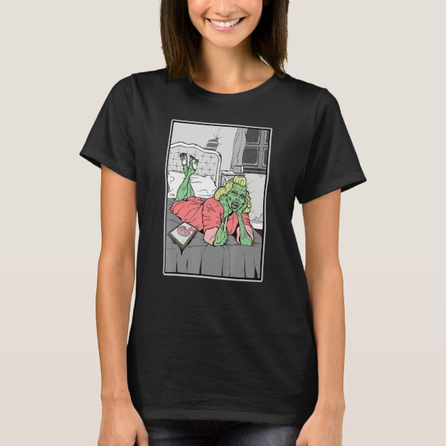 Camiseta Zombie Love graphic art (Anverso)