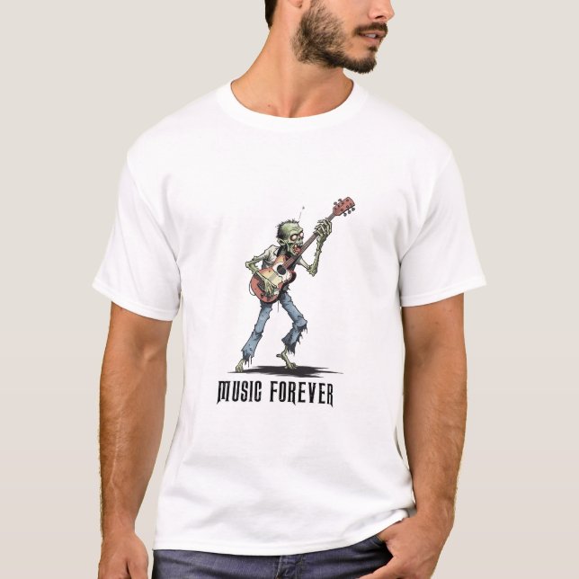 Camiseta Zombie Music Forever (Anverso)