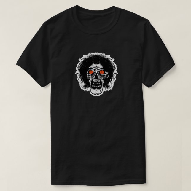 Camiseta ZOMBIE Naranja Eyes (Diseño del anverso)