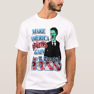 Camiseta Zombie para presidente 2020