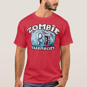 Camiseta Zombie PHARMACIST Halloween Simple Costume