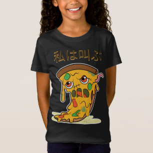 Camiseta Zombie Pizza Funny Halloween Kawaii Mamáes de comi