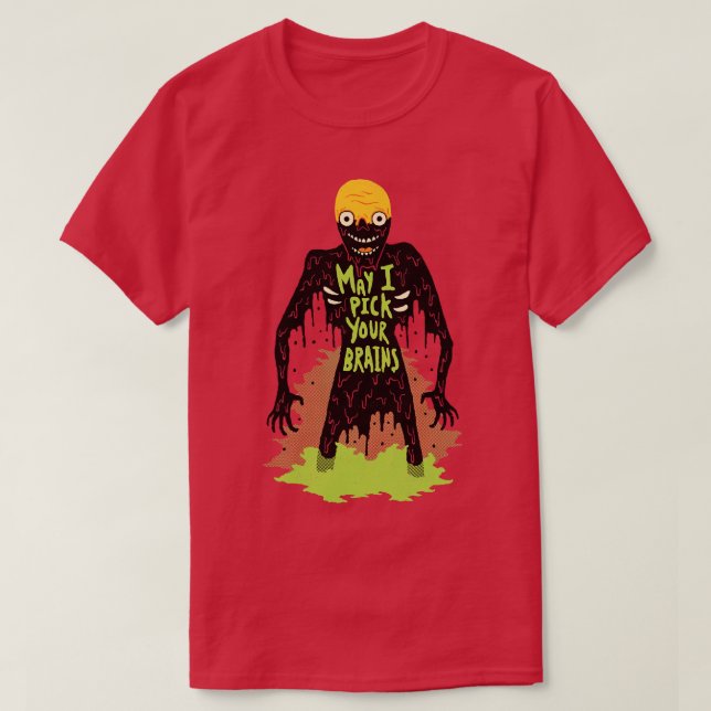 Camiseta Zombie Puedo Elegir Tus Cerebros (Diseño del anverso)