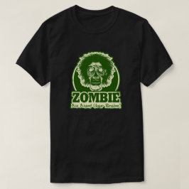 Camiseta ZOMBIE Queremos tus cerebros Ver.3 Verde y Amarill