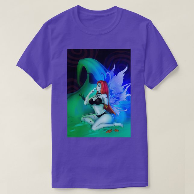 Camiseta Zombie Redhead Fairy Beach (Diseño del anverso)