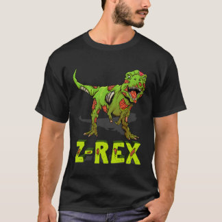Camiseta Zombie Rex Zombiesaurus Z Rex Halloween Costume Bo