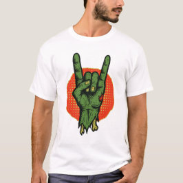 Camiseta Zombie Rock on Hand!