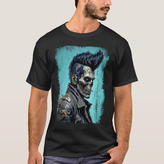 Camiseta Zombie Rock'n'Roll Apocalíptico (Anverso)