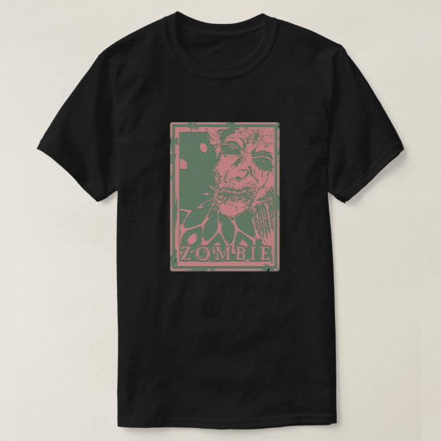Camiseta ZOMBIE- Rojo (Diseño del anverso)