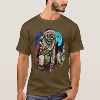 Camiseta Zombie Santa Funny Sarcásticos Navidades feos