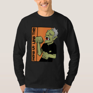Camiseta Zombie se despertó así esta Halloween