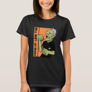 Camiseta Zombie se despertó así esta Halloween