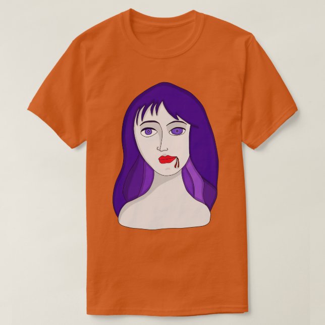 Camiseta Zombie sediento de sangre (Diseño del anverso)