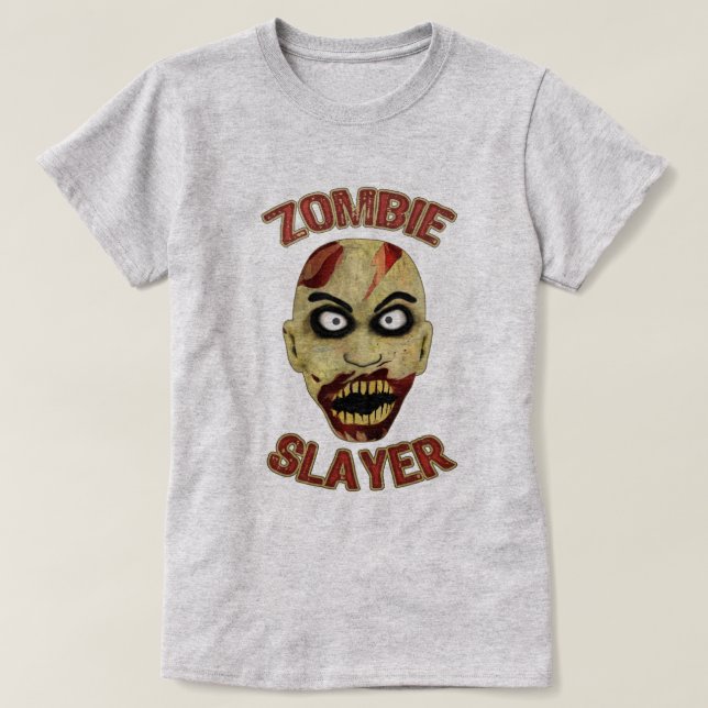 Camiseta Zombie Slayer (Diseño del anverso)