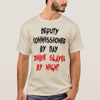 Camiseta Zombie Slayer Comisionado Adjunto