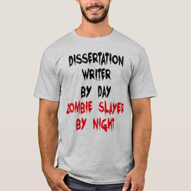 Camiseta Zombie Slayer Disserwriter (Anverso)