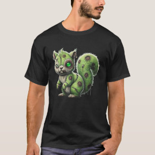 Camiseta Zombie Squirrel Halloween Zombie Squirrel Zombie L