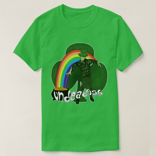 Camiseta Zombie Sta Patricks Day (Diseño del anverso)