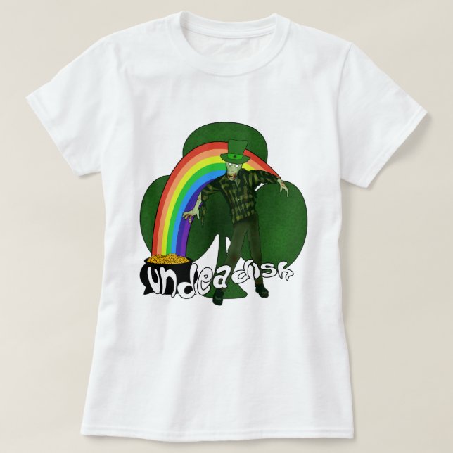 Camiseta Zombie Sta Patricks Day (Diseño del anverso)