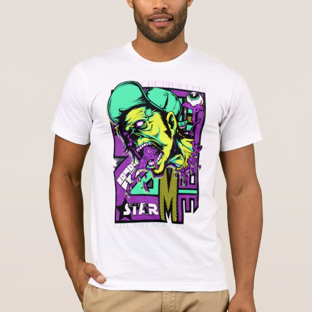 Camiseta Zombie Star T-Shirt (Anverso)