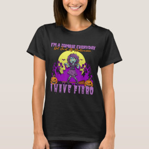 Camiseta Zombie Todos los Días No Solo Halloween Tengo Fibr