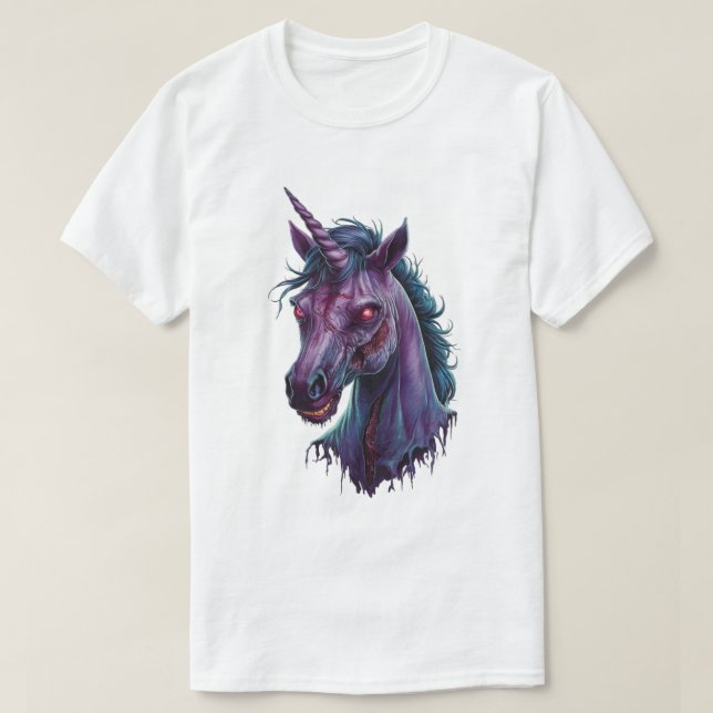 Camiseta Zombie Unicorn (Diseño del anverso)