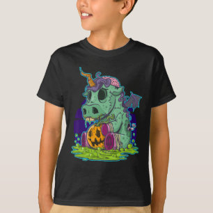 Camiseta Zombie Unicornio disfraz de Halloween Fantasma-Mum