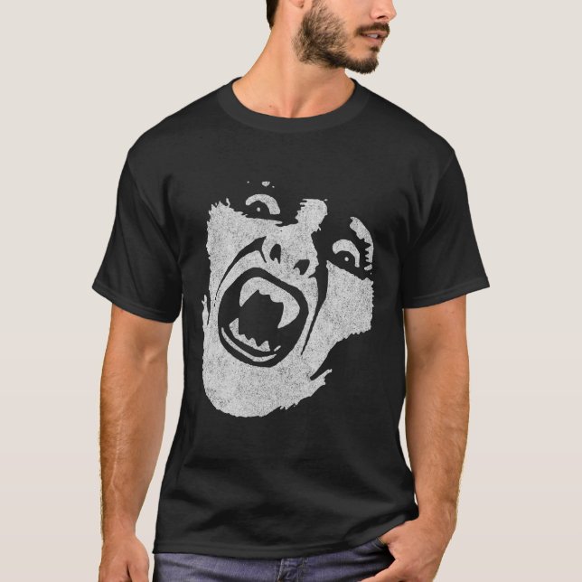 Camiseta Zombie Vampire Chick Retro (Anverso)