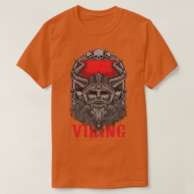 Camiseta Zombie Viking 3 (Diseño del anverso)