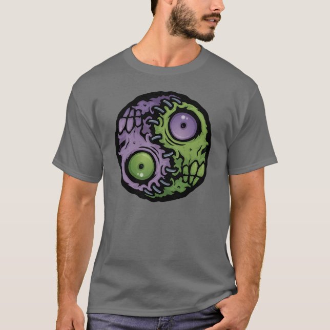 Camiseta Zombie Yin-Yang (Anverso)