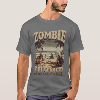 Camiseta Zombie Zummer Beach Vibes con la familia de los am