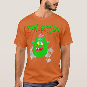 Camiseta Zombiecado Zombie Aguacate Halloween Funny