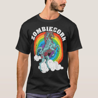 Camiseta Zombiecorn Zombie Unicorn Ama a animal de Hallowee