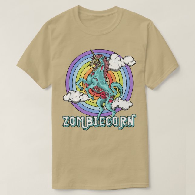 Camiseta Zombiecorn Zombie Unicornio Salón divertidísimo de (Diseño del anverso)