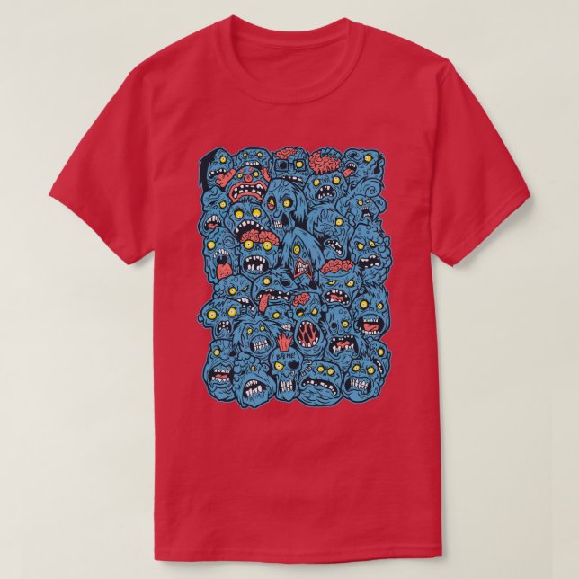 CAMISETA ZOMBIEPALOOZA BLUE (Diseño del anverso)