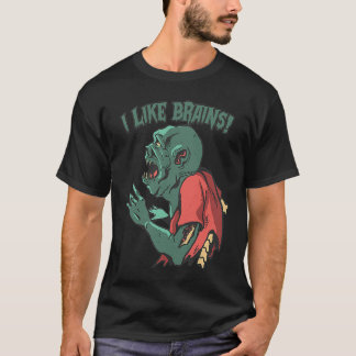 Camiseta Zombies Comen Cerebros Halloween Niños Zombie
