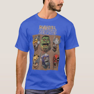 Camiseta Zombies group shot face bo up retro girl friend fr